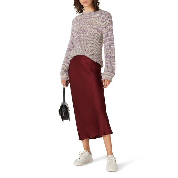 NICHOLAS Lavender and Cream Knit Sweater - Picture 1 of 4